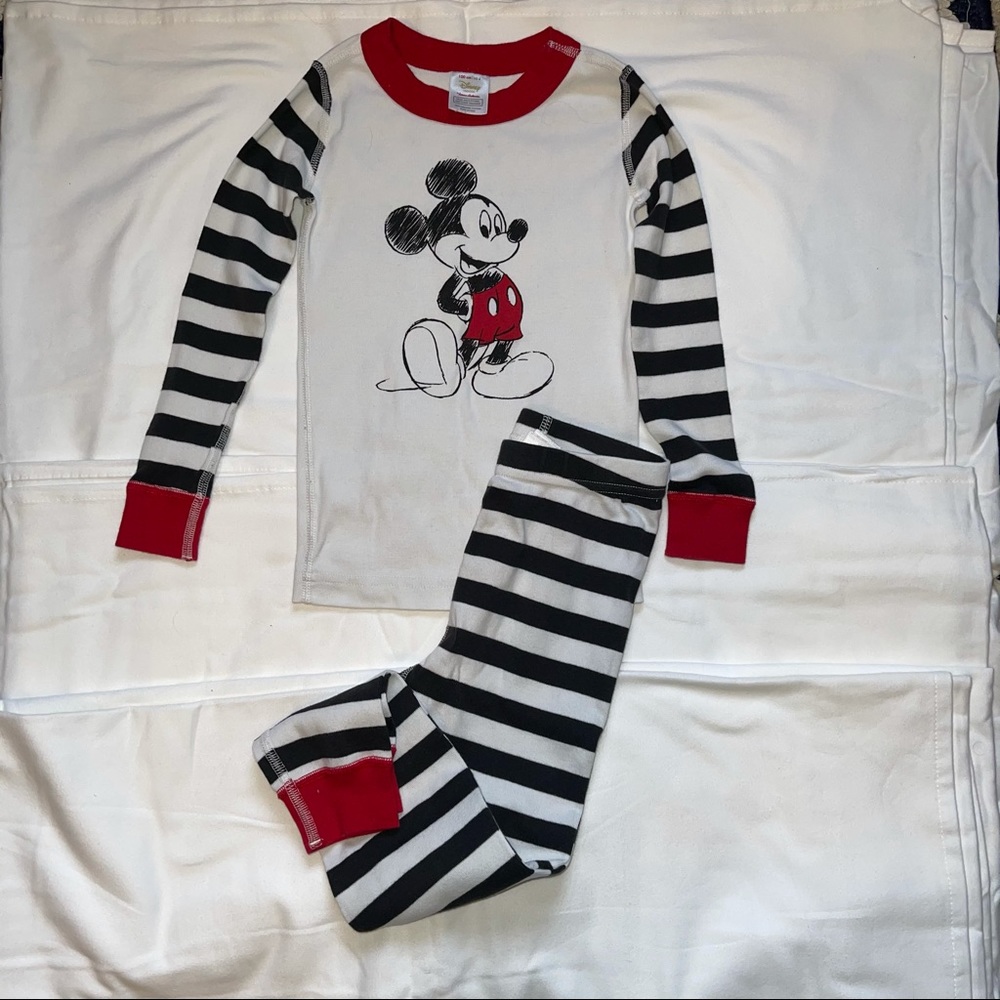 Hanna Andersson Long John Mickey Pajamas